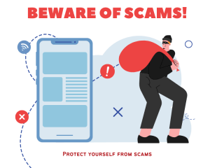 Stay alert from online scams!